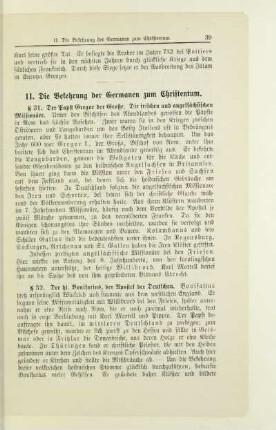 II. Die Bekehrung der Germanen zum Christentum