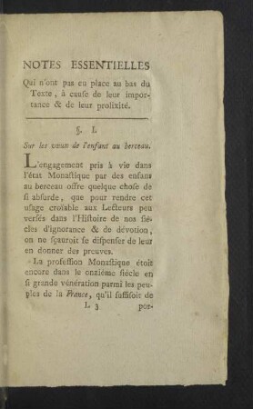 Notes Essentielles