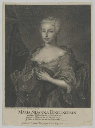 Bildnis der Maria Susanna Dinglinger