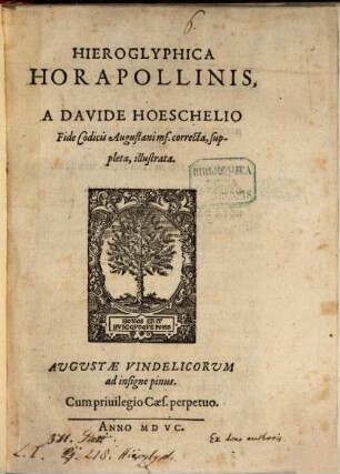 Hieroglyphica Horapollinis