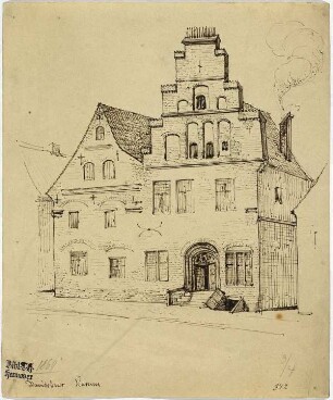 Davidshaus in Husum, Giebelfront