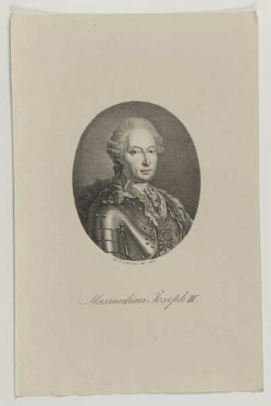 Bildnis des Maximilian Joseph III., Kurfürst von Bayern