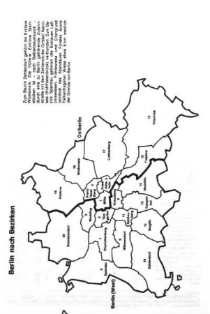 Karte: Berlin nach Bezirken