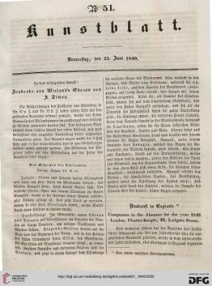 Nr. 51 - 60 (25. Juni 1840 - 28. Juli 1840)