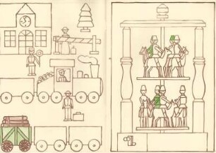 Malbuch "Gedrechselt, geschnitzt, bemalt"