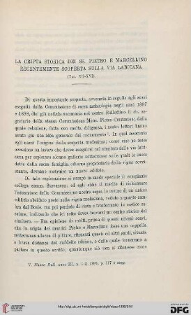 4: La cripta storica de SS. Pietro e Marcellino recentemente scoperta sulla via labicana
