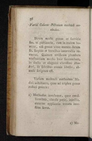 Varia Colicae Pictonum medendi methodus.