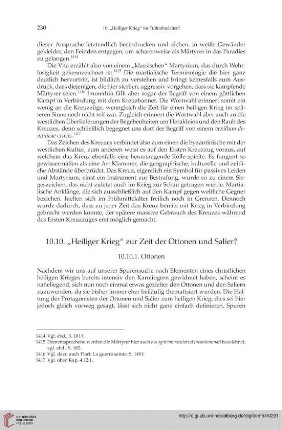 10.10. „Heiliger Krieg“ zur Zeit der Ottonen und Salier?