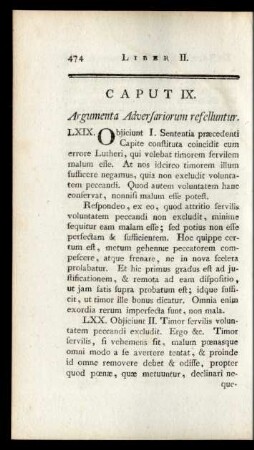 Caput IX. Argumenta Adversariorum refelluntur