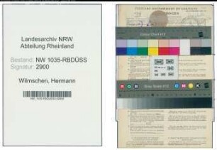 Entnazifizierung Hermann Wilmschen , geb. 03.03.1903 (Bergbauangestellter)