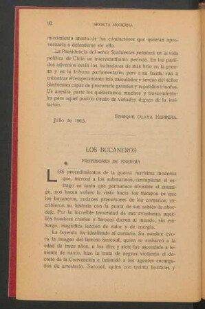 Los bucaneros : Profesores de energía