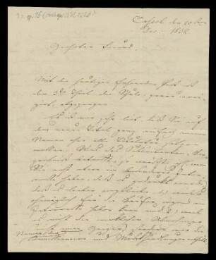 Brief von Louis Spohr an Tobias Haslinger
