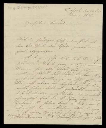 Brief von Louis Spohr an Tobias Haslinger
