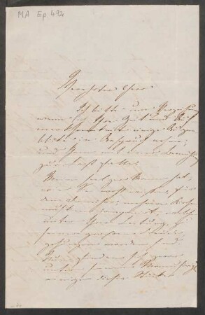 Brief an Heinrich August Neithardt : 01.01.1849