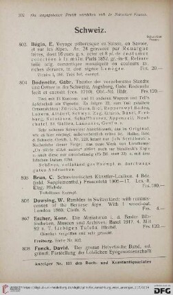 Schweiz (Nr. 803 - 819)