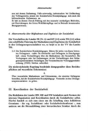 217-221, III. Koordination der Sozialarbeit