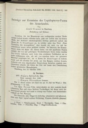 Beiträge zur Kenntniss der Lepidopteren-Fauna des Amurlandes.