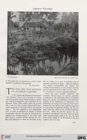 57: The old and new schools of Japanese painting