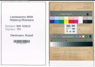 Entnazifizierung Rudolf Dieckmann , geb. 28.05.1906 (Kaufmann)