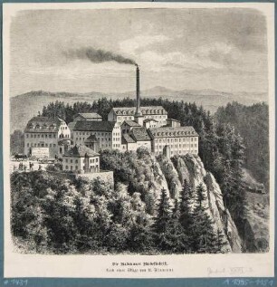 Die Möbelfabrik in Rabenau bei Dresden (1869 gegründet)