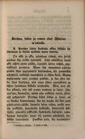 Suomen Kansan satuja ja tarinoita, 3