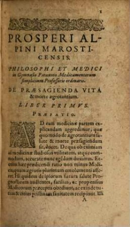 De praesagienda vita et morte aegrotantium libri VII