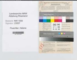 Entnazifizierung Helene Fluechter, geb. 17.02.1909 (Telefonistin)