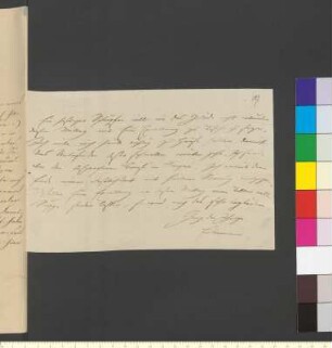 Brief von Eckermann, Johann Peter an Goethe, Johann Wolfgang von