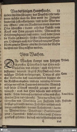 Vom Wachen