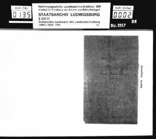 Beiträge des Hofrats Hammer aus Kirchberg an der Jagst zur Archäologie und Geschichte im Oberamt