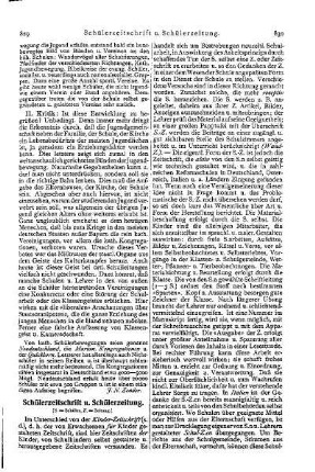 Schülerzeitschrift u. Schülerzeitung