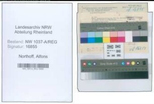 Entnazifizierung Alfons Northoff , geb. 00.00.0000 ()