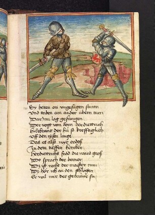 Sigenot und Hildebrand kämpfen über Dietrichs Gefängnis.