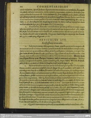 Articulus LVII. Confessionis revocatio