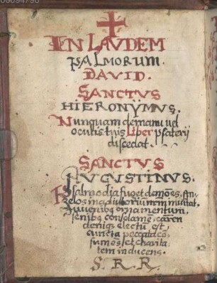 Psalterium cum literis pictis - BSB Clm 23127