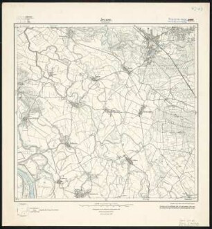 Meßtischblatt 2392 : Jessen, 1933 : Jessen. - Hrsg. 1904, einz. Nachtr. 1933. - 1:25000. - [Berlin]: Reichsamt für Landesaufnahme, 1933. - 1 Kt.