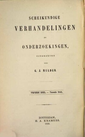 De Indigo, uit een scheikundig oogpunt beschouwd