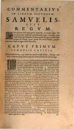 Commentarivs In Iosve, Ivdicvm, Rvth, IV. Libros Regvm Et II. Paralipomenon : Cum triplici Indice, 2. Continens lib. 2. 3. 4. Regum, & II. Paralipomenon