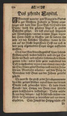Das zehende Capitul