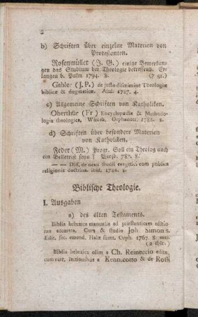 Biblische Theologie.