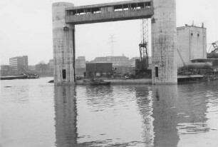 Hochwasser im Februar 1970 am Mittelrhein