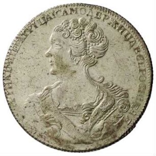 Münze, Rubel, 1729