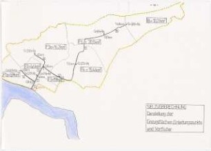 Deichsiel Emden-Petkum Schinkelwettbewerb 1986: Lageplan (Einzugsflächen)