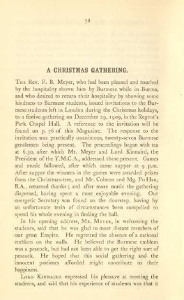 A christmas gathering