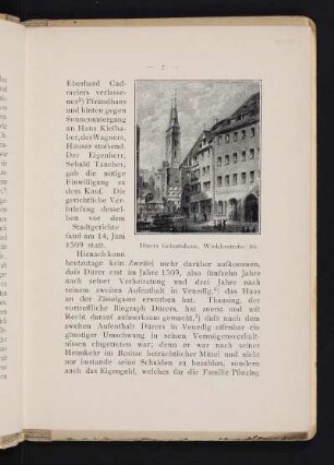 Dürers Geburtshaus, Winklerstrasse 20.