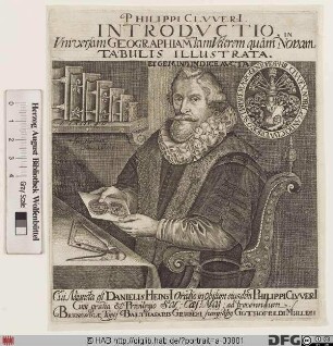 Bildnis Philipp Clüver (lat. Cluverius)