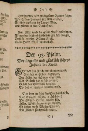 217-227, Der 93. - 98. Psalm