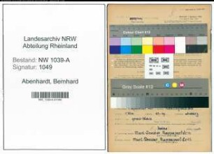 Entnazifizierung Bernhard Abenhardt , geb. 09.09.1901 (Kraftfahrer)