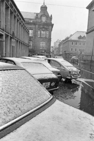 Schneefall im Frühling