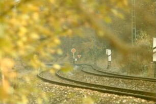 Gäubahn Stuttgart Süd Einfahrvorsignale Vorsignalbaken Stuttgart West